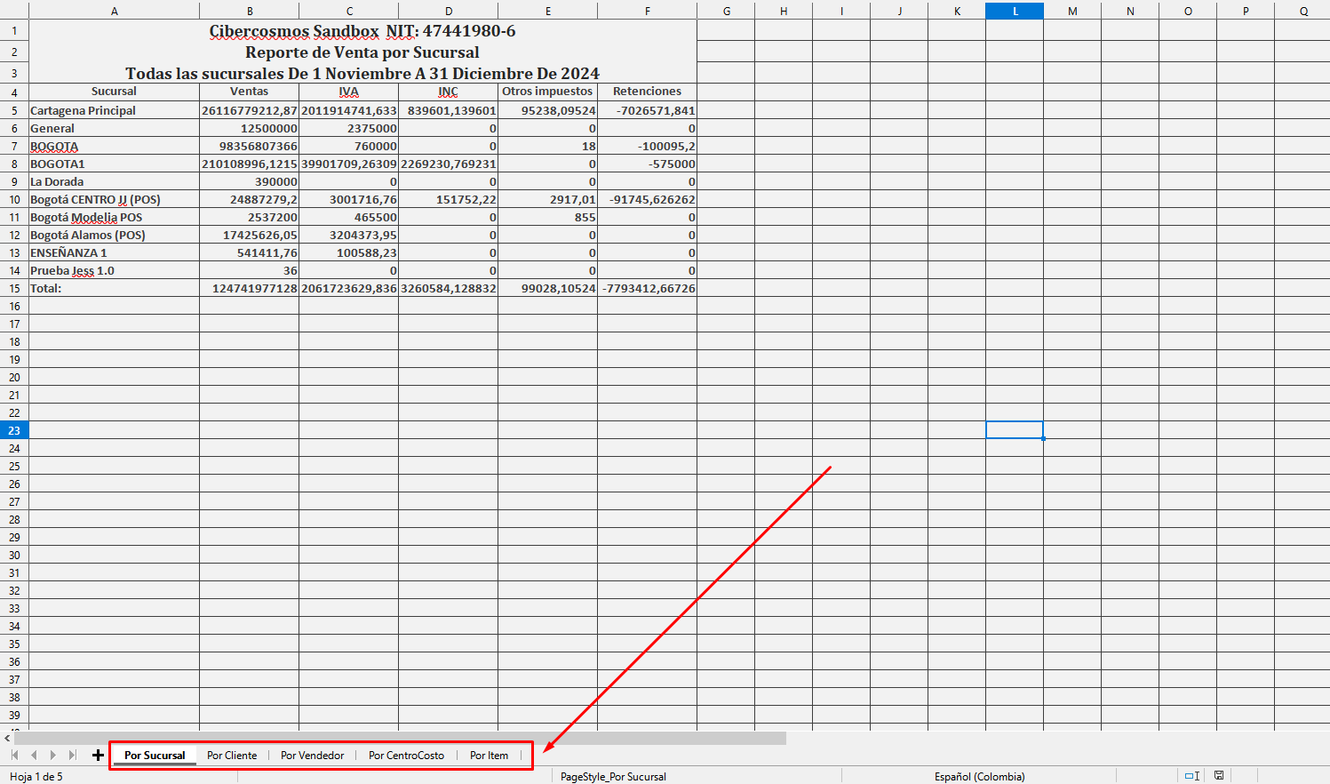 Ejemplo Excel