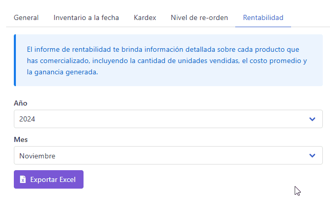 Rentabilidad demo
