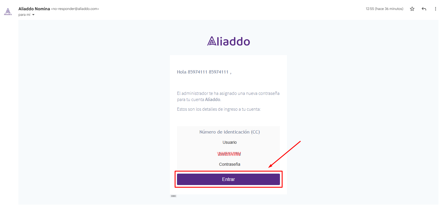 ejemplo correo