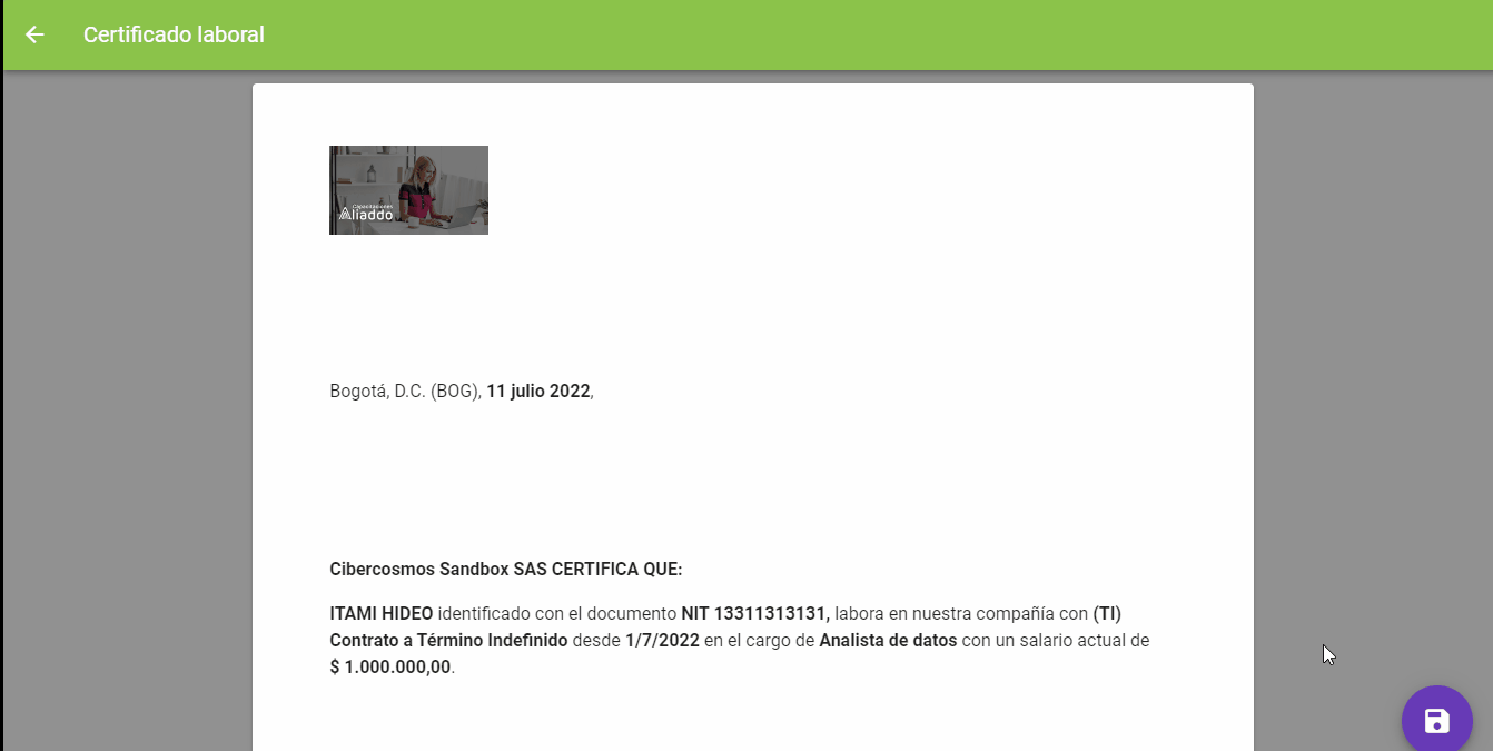 GIF certificado laboral paso 2