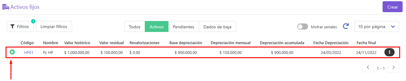 Verificar estado